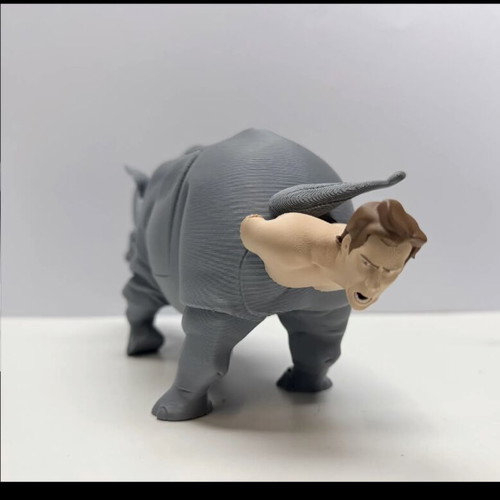 Ace Ventura Rhino Scene Pencil Holder new
