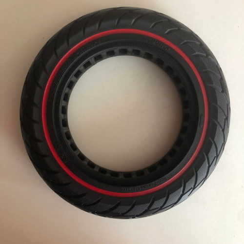 Solid 10x2.125 Bandage Tire with Red Ring New for Ninebot F20 F25 F30 F40 F65