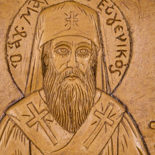 St. Mark the Noble Icon made of wax, mastic and incense
