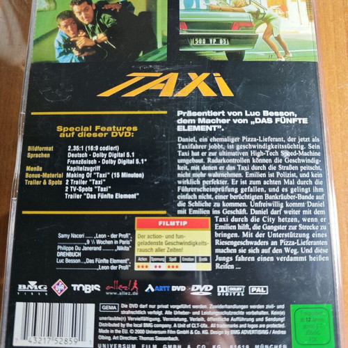 Taxi DVD Widescreen Edition like new, comedy