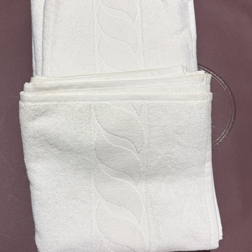 Signoria Firenze Face Towels 100x50 cm New, Pack of 4, White