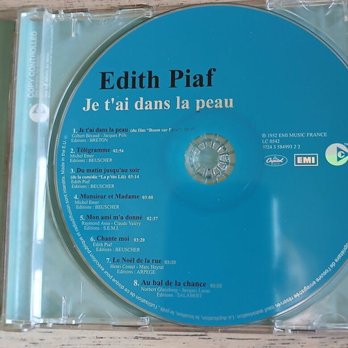Edith Piaf CD set new, 2 discs La Vie En Rose and Je T'ai Dans La Peau