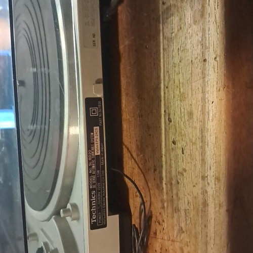 Technics turntable used, cover slightly damaged