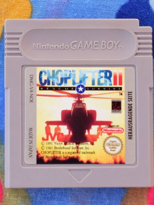 Choplifter II: Rescue & Survive Game Boy cartridge like new