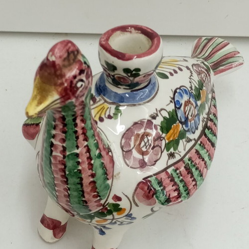 Skyros old handmade ceramic candle holder