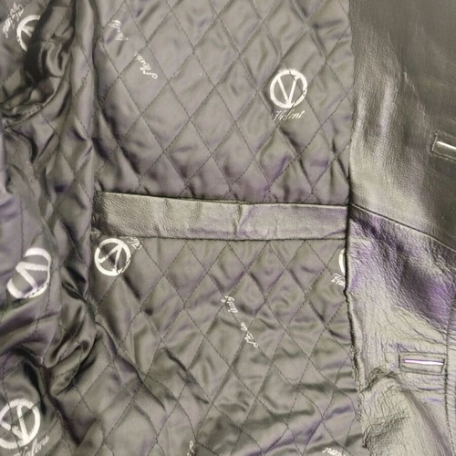 Leather jacket black XL like new, genuine leather