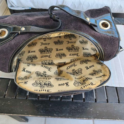 Juicy Couture Pet Carrier velour dog bag like new