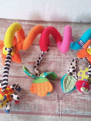 Playgro baby activity spiral like new, insects