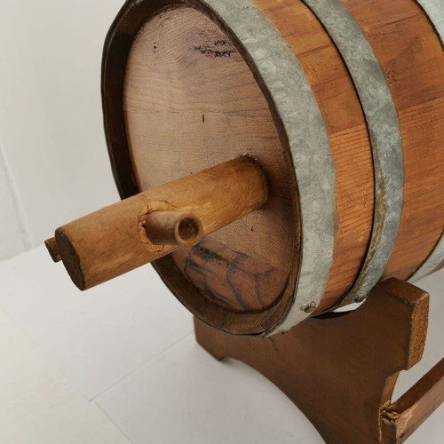 Wine barrel used for 1970s bar