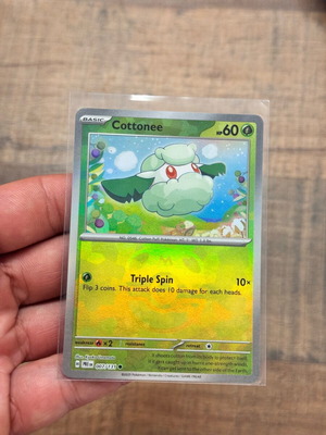 Κάρτα Pokemon Cottonee 007/131 Prismatic Evolutions Master Ball Reverse Holo σαν καινούργιο