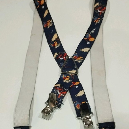 Winnie children's suspenders blue like new