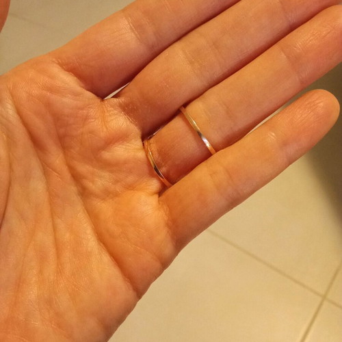 14K Rose Gold Ring with Zircon Kritsimis Jewellery New
