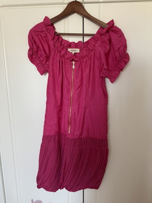 Kenzo silk dress pink size 38 like new