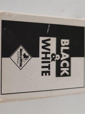 Τράπουλα Black & White Scotch Whisky vintage, σαν καινούργια, 54 φύλλα