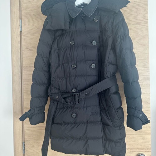 Burberry μπουφάν puffer μεσαίου μήκους σαν καινούργιο, μαύρο