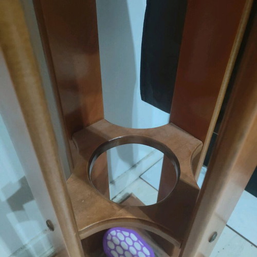 Coat rack used with 4 sides and metal drip tray