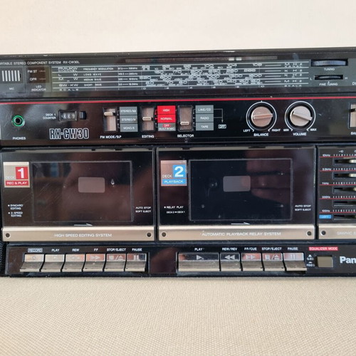 Panasonic RX-CW30L Boombox vintage 80s