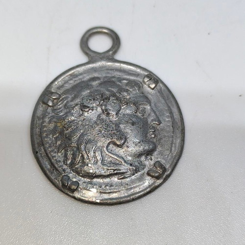 Pendant replica of ancient coin Alexander the Great 3.5cm like new