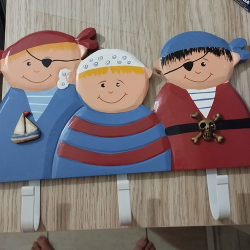 Pirate Coat Rack like new for Boys' Room