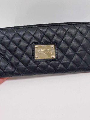 Πορτοφόλι Thomas Burberry, Μαύρο δερμάτινο πορτοφόλι