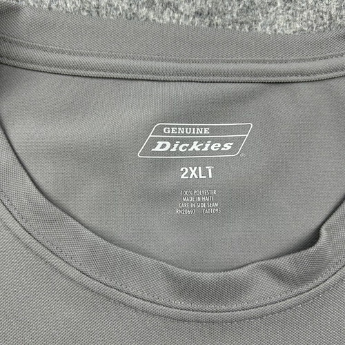 Dickies men's short sleeve T-shirt 2XL gray polyester pocket