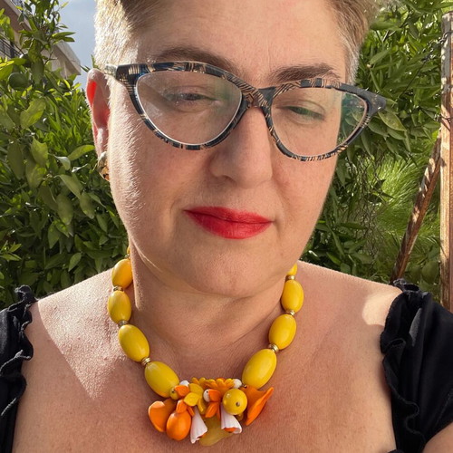 Vintage Italian necklace like new, length 49 cm