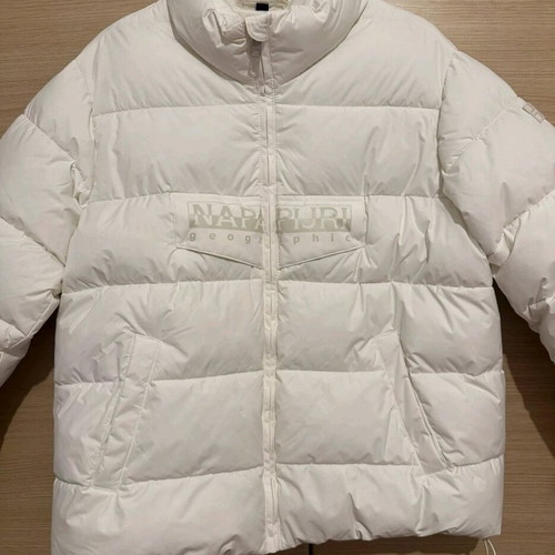 Napapijri white jacket like new, size M