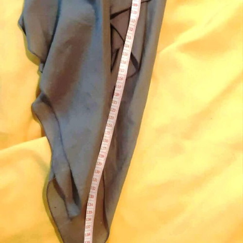 Maxi asymmetrical cotton dress Animale size L like new, khaki
