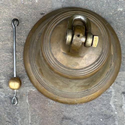 Bronze nautical bell used Goldfinch 29x28 cm
