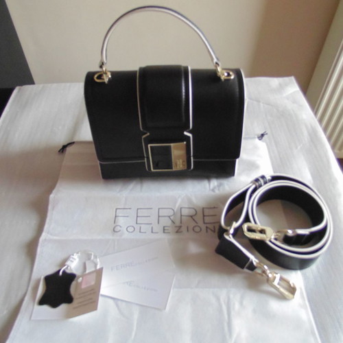 Ferre Italian Women's Shoulder Bag new, 100% leather
