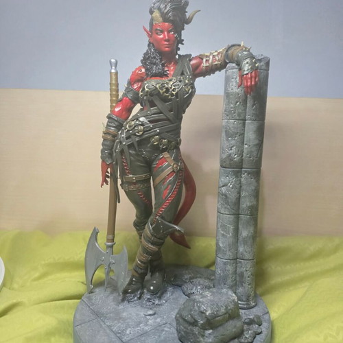 Άγαλμα Karlach ρητίνης 3D εκτυπωμένο από Baldur's Gate 3 καινούργιο