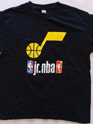 Utah Jazz Jr. NBA T-shirt used, official apparel