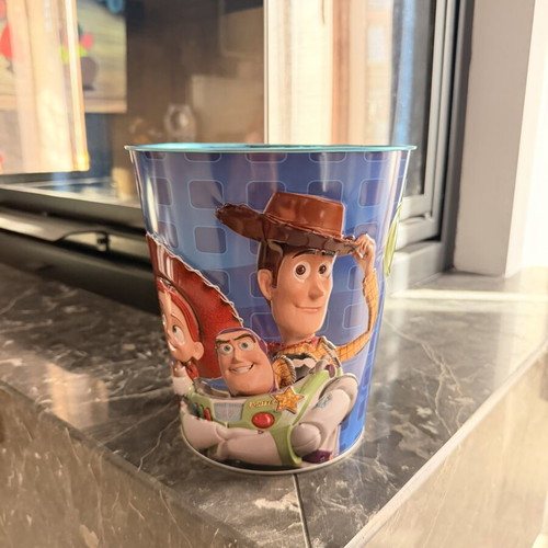 Toy Story popcorn bucket like new, collectible