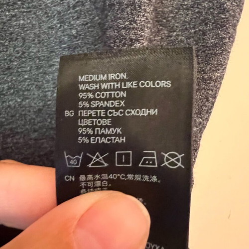 Men's T-shirt H&M like new, dark gray, size M
