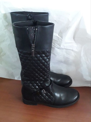 Scarpy boots for girls size 38 like new, black