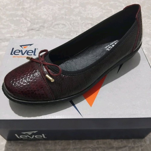 Level Anatomic ballerina shoes size 39 bordeaux leather new