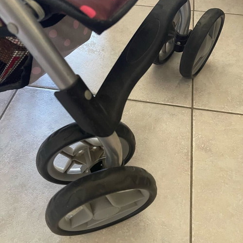 Toy stroller used, realistic design