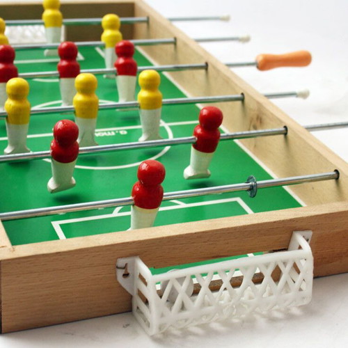 Vintage 90's wooden foosball Moustakas new
