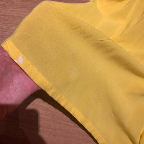 Hype short pants small yellow viscose with bow