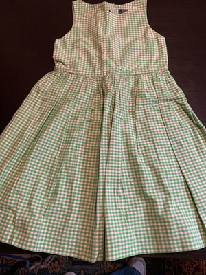 Polo Ralph Lauren dress 6 years like new, green