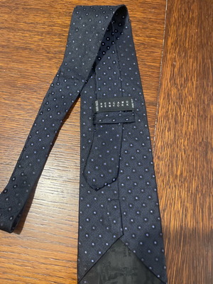 Tie blue with silk pattern like new
