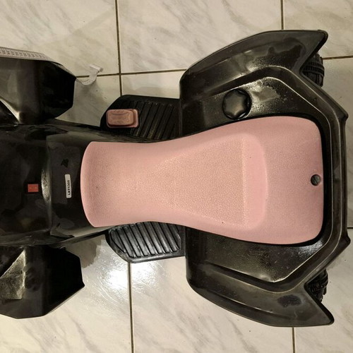 Children's electric ATV like new, black with pink details