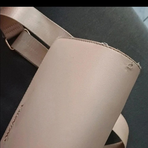 Valentino crossbody bag used, beige with wear marks