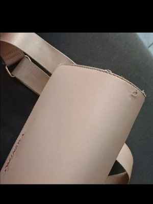 Valentino crossbody bag used, beige with wear marks