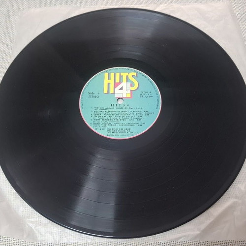 Hits 4 The Album 2XLP vinyl Greece 1986 rock