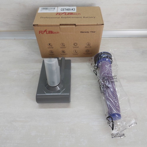 Flylinktech Battery for Dyson V6 3500mAh 21.6V New with Filter