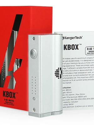 KBOX από Kangertech αλουμινένιο box mod σαν καινούργιο