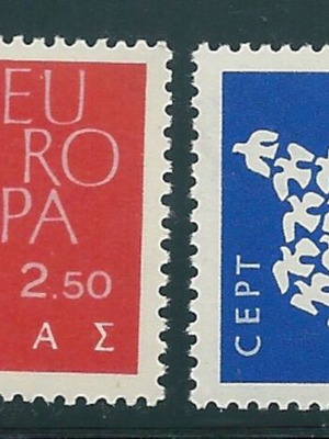 Greece 1961 Europa CEPT complete set MNH stamps