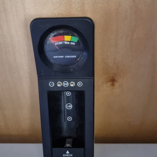 Vintage battery checker used in excellent condition