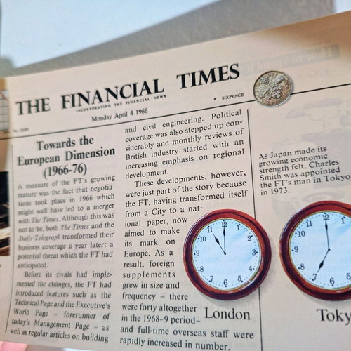 Financial Times 1888-1988 stamp booklet new